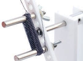Material tightly on the rods